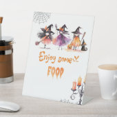 Signe De Table Mignonne Dégustez un peu de nourriture Sorcières C (In SItu)