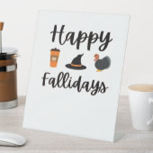 Signe De Table Mignonne saison d'automne Joyeux Fallidays Thanksg (In SItu)