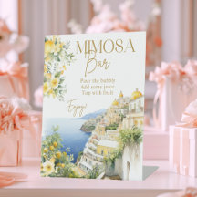 Mimosa Bar Italie Positano Fête des mariées
