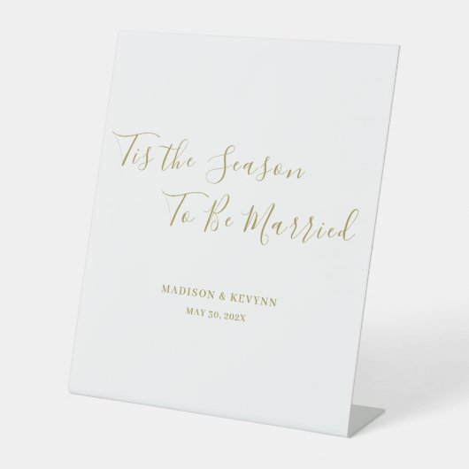 Signe De Table Minimal et chic | MARIAGE (Recto)