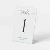 Signe De Table Minimal Modern Simple Wedding Table Numbers 4x6 (Recto)