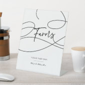 Signe De Table Minuscule design moderne "Faveurs" Mariage (In SItu)