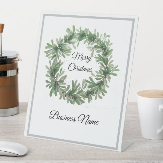 Signe De Table Mistletoe Wreath (In SItu)