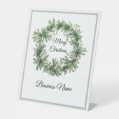 Signe De Table Mistletoe Wreath (Recto)