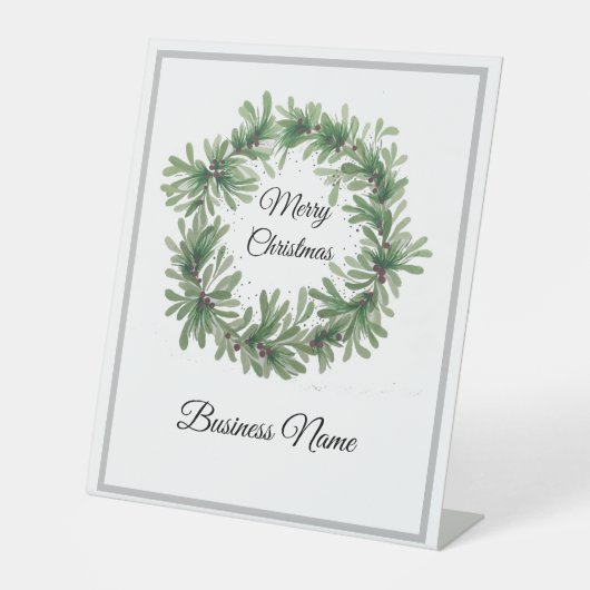Signe De Table Mistletoe Wreath (Recto)