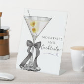 Signe De Table Mocktails & Cocktails Fête des mariées de Martini  (In SItu)