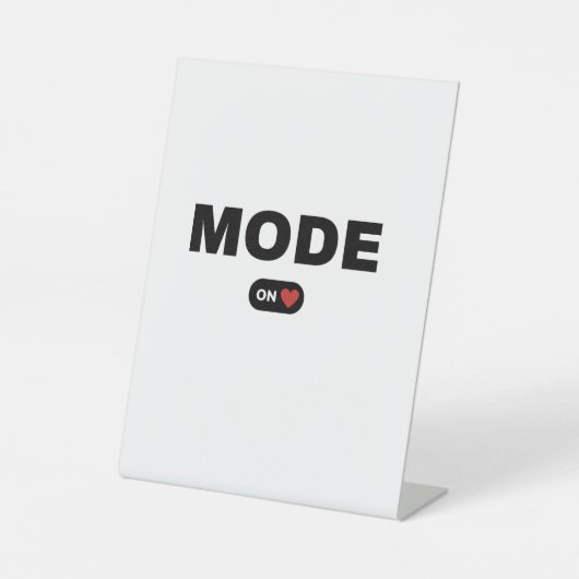 Signe De Table Mode (Recto)
