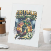 Signe De Table Mode squelette de l'Australie frappeur des nations (In SItu)