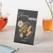 Signe De Table Modèle de menu pour dîner de mariage et événement (In SItu)