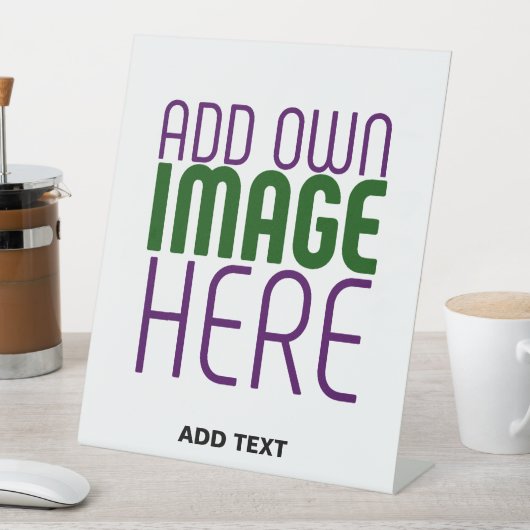 SIGNE DE TABLE MODÈLE DE TEXTE D'IMAGE BLANCHE SIMPLE MODERNE (In SItu)