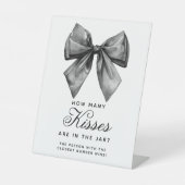 Signe De Table Modern Black Bow How Many Kisses Are In The Jar (Recto)