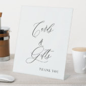 Signe De Table Modern Calligraphy Cards & Gifts Wedding Pedestal  (In SItu)