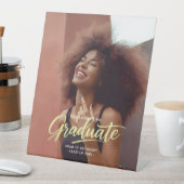 Signe De Table Modern Chic Photo Graduation Party (In SItu)