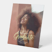 Signe De Table Modern Chic Photo Graduation Party (Recto)