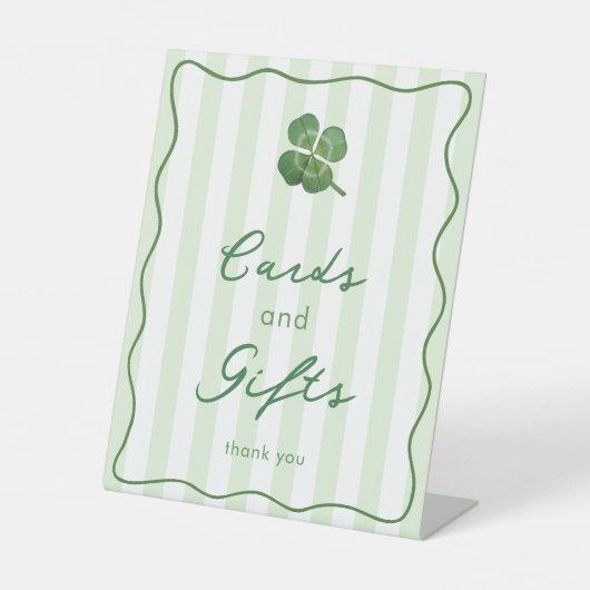 Signe De Table Modern Hand-Drawn St Patrick's Cards And Gifts (Recto)