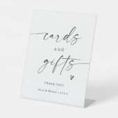 Signe De Table Modern Handwriting Cards & Gifts Wedding (Recto)