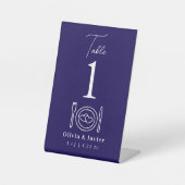 Signe De Table Modern Minimal Simple Wedding Table Numbers (Recto)