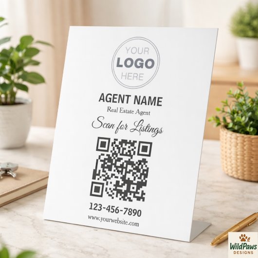 Signe De Table Modern Minimalist Real Estate Listing Scan