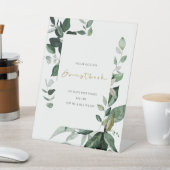 Signe De Table Moderne Chic vert feuillage Tropical Mariage P (In SItu)