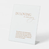 Signe De Table Moderne En Mémoire Amoureuse Simple Mariage Memori (Recto)