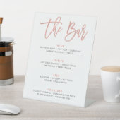 Signe De Table Moderne Fairytale Mariage Le Bar Menu Signer Boiss (In SItu)