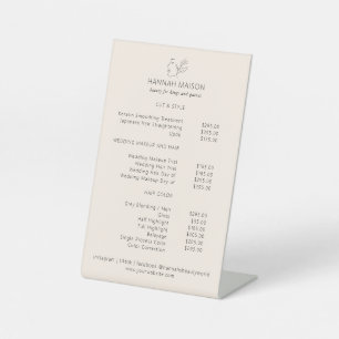 Signe De Table Moderne, Line Art, Femme, Feuilleté, Salon, Prix