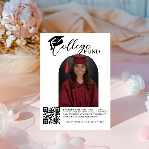 Signe De Table Moderne Lycée Graduation Fonds Colleg code QR