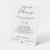 Signe De Table Moderne minimal faire sauter leur téléphone photo  (Recto)