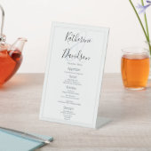 Signe De Table Moderne minimaliste 🤵 élégant Mariage simple (In SItu)