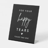 Signe De Table Moderne pour vos bonnes larmes Tissus Mariages (Recto)