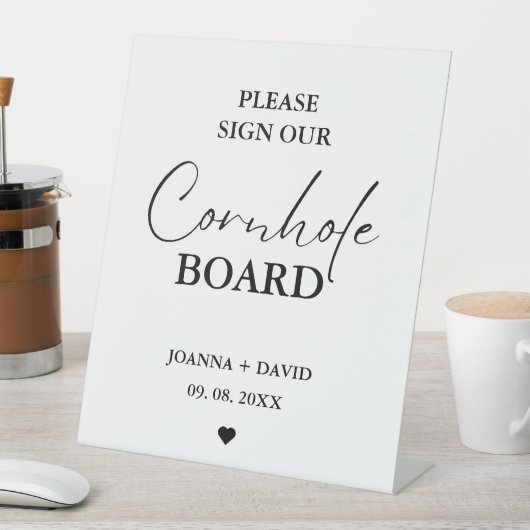 Signe De Table Moderne S'il vous plaît signez notre mariage de ta (In SItu)