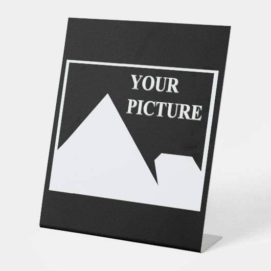 Signe De Table Moderne simple Créez votre propre image Mariage (Recto)