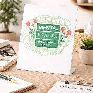 Signe De Table Mois de la sensibilisation à la santé mentale