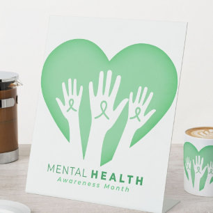 Signe De Table Mois de la sensibilisation à la santé mentale