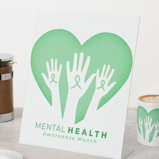 Signe De Table Mois de la sensibilisation à la santé mentale