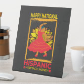 Signe De Table Mois du patrimoine national hispanique (In SItu)