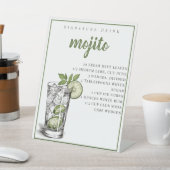 Signe De Table Mojito Recette Signature Boire (In SItu)