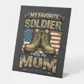 Signe De Table Mon soldat préféré m'appelle maman (Recto)