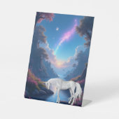 Signe De Table Monde fantastique de licorne (Recto)