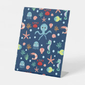 Signe De Table Monde marin (Recto)