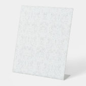 Signe De Table Monochrome Floral Pattern – Elegant Seamless Art (Recto)