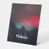 Signe De Table Monographie des nuages brûlants, du brouillard et  (Recto)