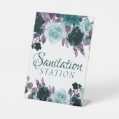 Signe De Table Moody Boho | Sanitaires Turquoises et violets (Recto)