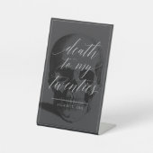 Signe De Table Mort à mon diaphragme de 20 ans (Recto)