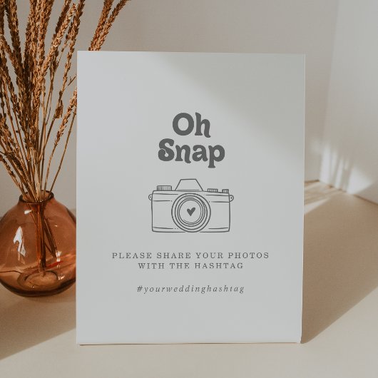 Signe De Table Mot-clé de mariage Formal Simple Oh Snap