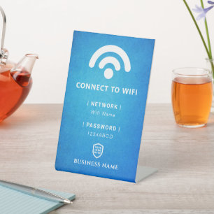 Signe De Table Mot de passe réseau Wifi