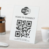 Signe De Table Mot de passe Wifi | Analyse du code QR pour se con (In SItu)