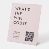 Signe De Table Mot de passe Wifi | Quel est le code WiFi ? Code Q (Recto)