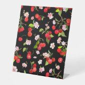 Signe De Table Motif cerise 1 (Recto)