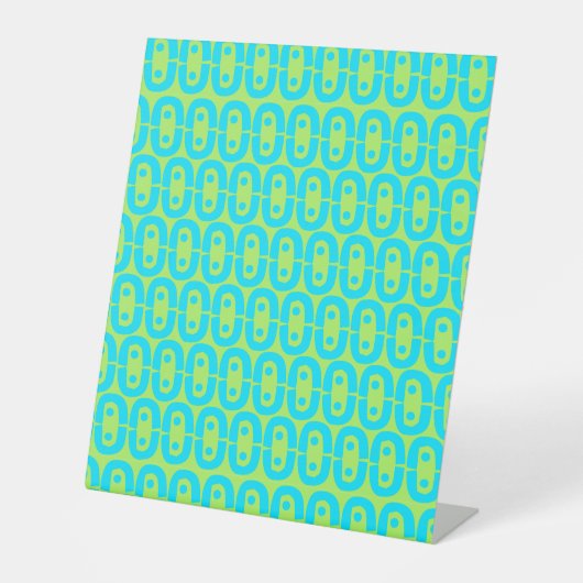 Signe De Table motif coloré moderne (Recto)